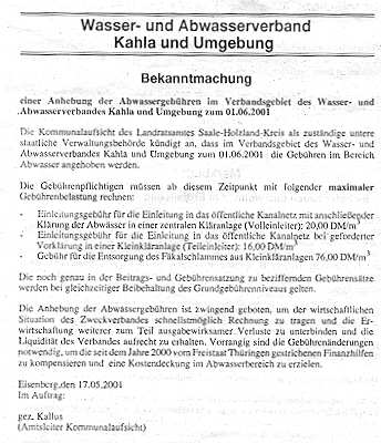 Amtsblatt 5/01