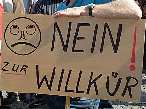 Nein zur Willkür!