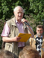 Fred Sievert (auf der Demo in Erfurt am 07. 5. 2009)