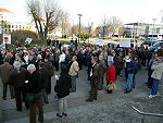 Protest vor dem Landtag